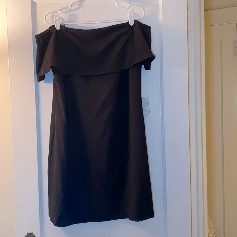 Charles Henry strapless black dress size Large